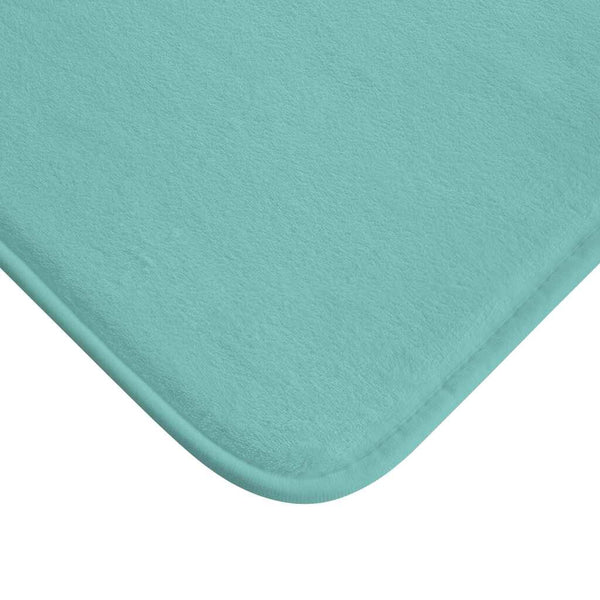 Washable Absorbent UltraSoft Turquoise Bath Mat