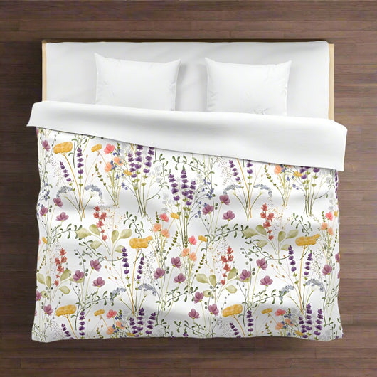 floral-duvet-cover-top-view-wildflowers