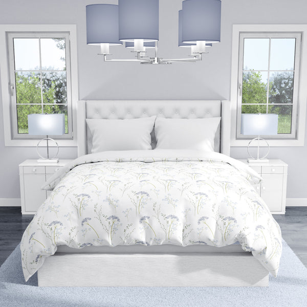 *NEW* Ultrasoft Lightweight Silky Smooth - Blue Wildflowers Duvet Cover