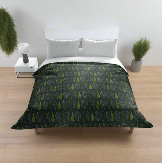 green-leaf-duvet-cover-in-modern-bedroom