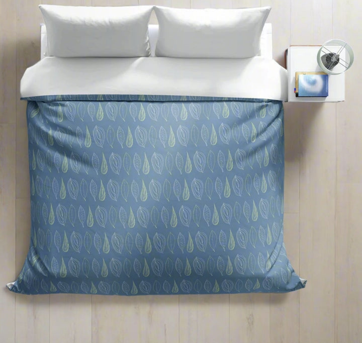 blue-and-green-leaf-duvet-cover