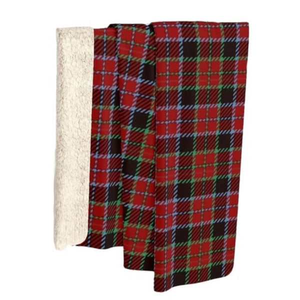 Unique Reversible Warm Cozy Lightweight Plaid Fleece Blanket - Loch Ken