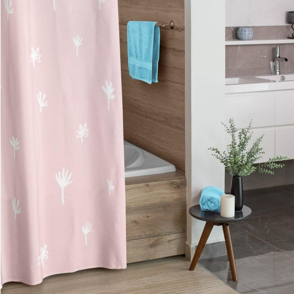 Calmness Pink Shower Curtain 71" × 74" 2239795663