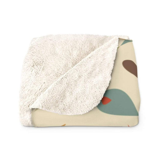 Harmony Mid Century Sherpa Fleece Blanket 50" × 60" 3543370927